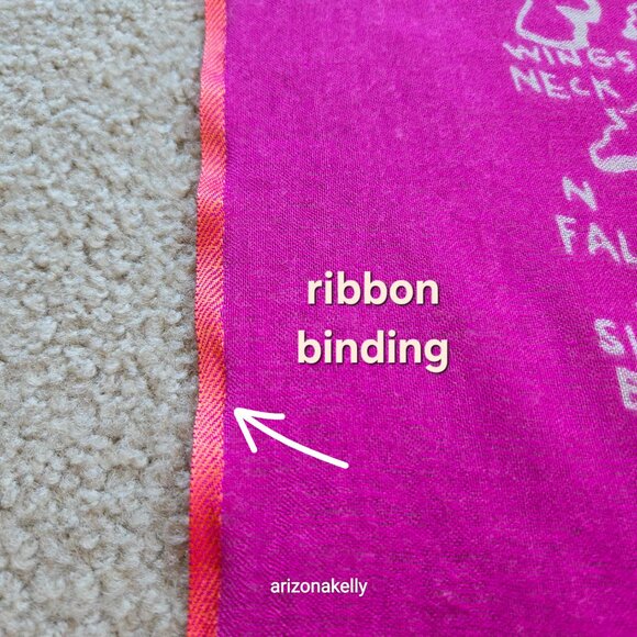 RARE J. Crew *PINK* Wool Scarf Cape Cod Map Massachusetts Beach Provincetown - Picture 7 of 13